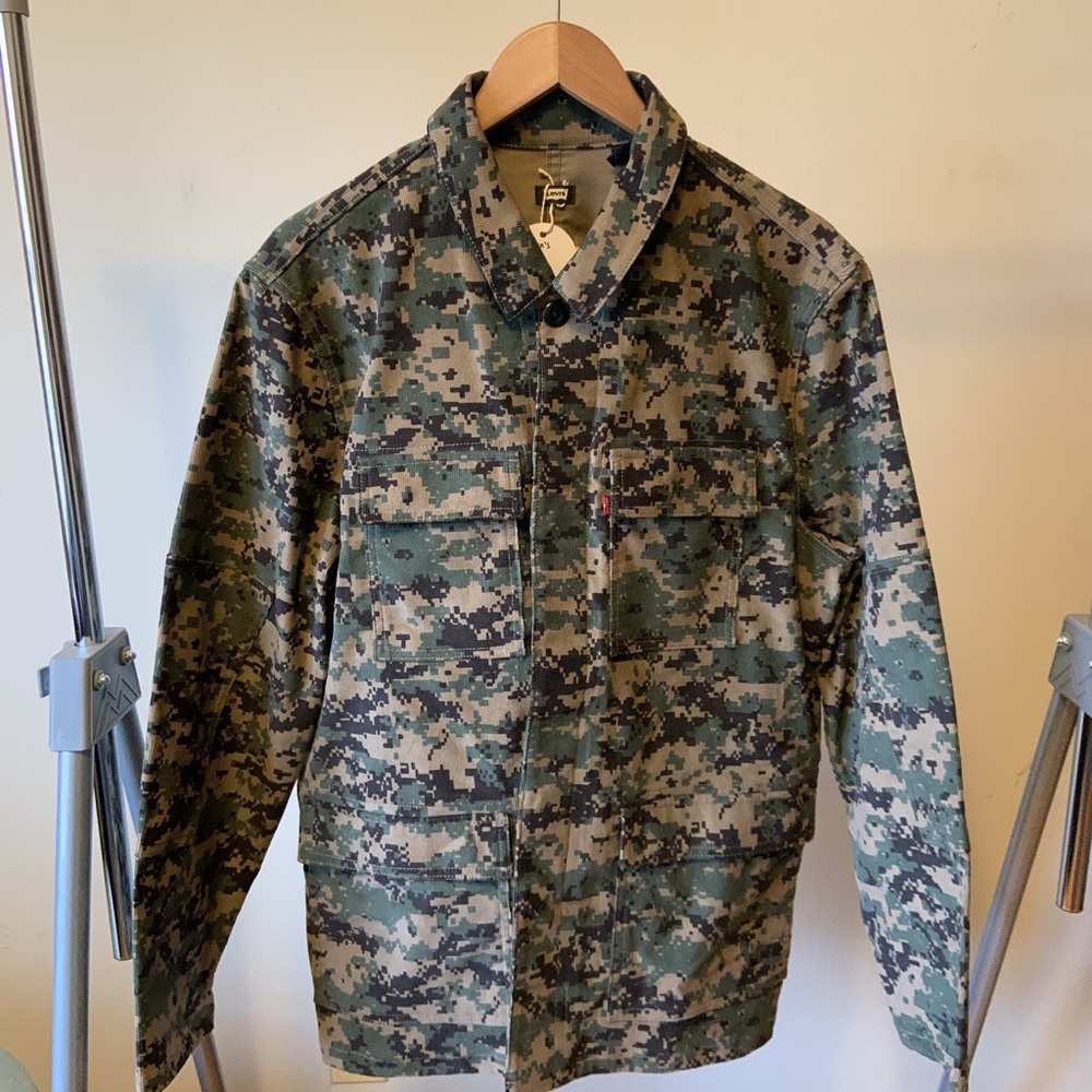 Levi’s camouflage corduroy jacket